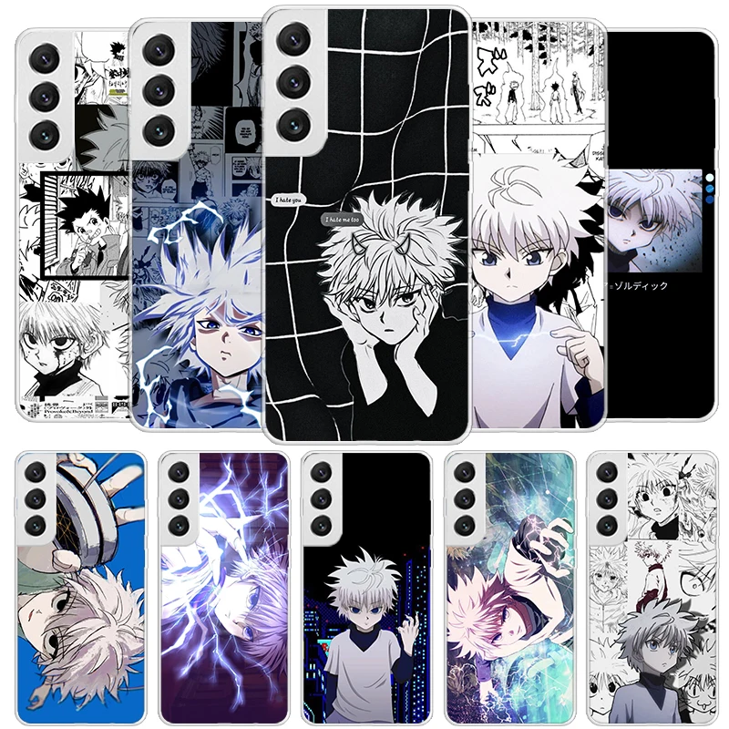 Чехол для телефона Killua Hunter X для Samsung Galaxy S25 S24 Ultra S23 S22 Plus S21 S20 FE S10 + S10E Soft Fundas Shell S24 Ultra