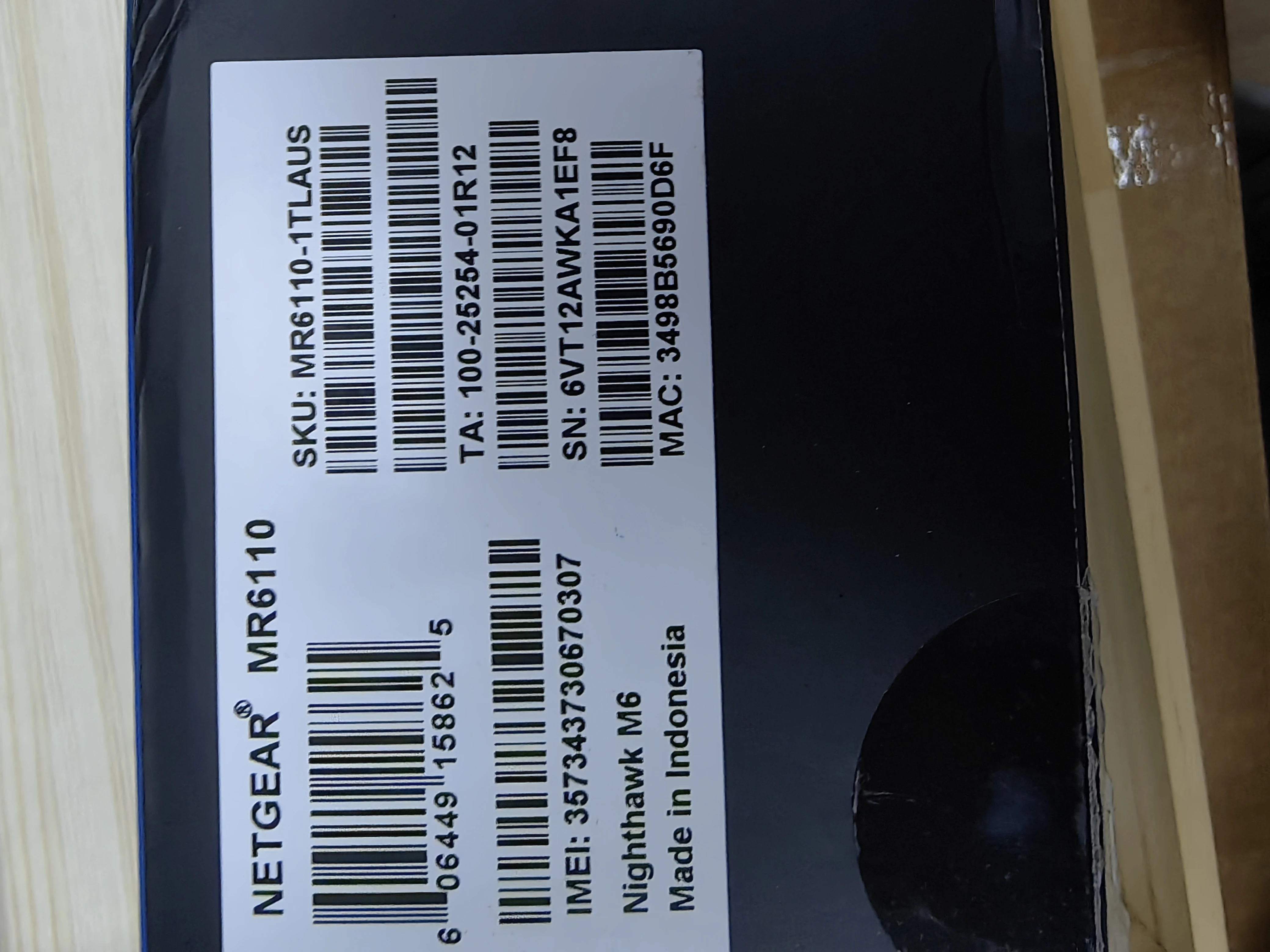 ZEARTS NETGEAR AT&T M6 Pro 5G MR6100 mmWave WiFi 6E Mobile Hotspot Router, Unlocked（95%new ）