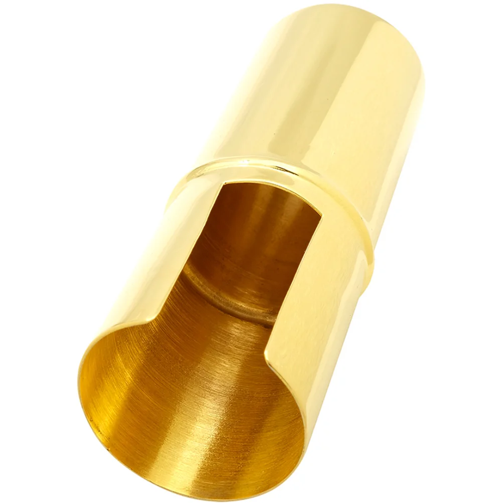 

Brass Saxophone Mouthpiece Cap Metal Protector for Alto Soprano Wind Instruments Rustproof Compact Cover Sax Accessories