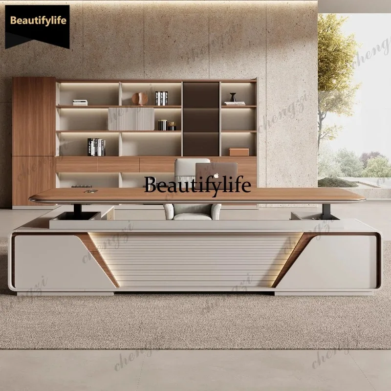 D80 200cm Luxury smart electric lifting room desk Lift top table office desks and workstations Computer desks study furniture