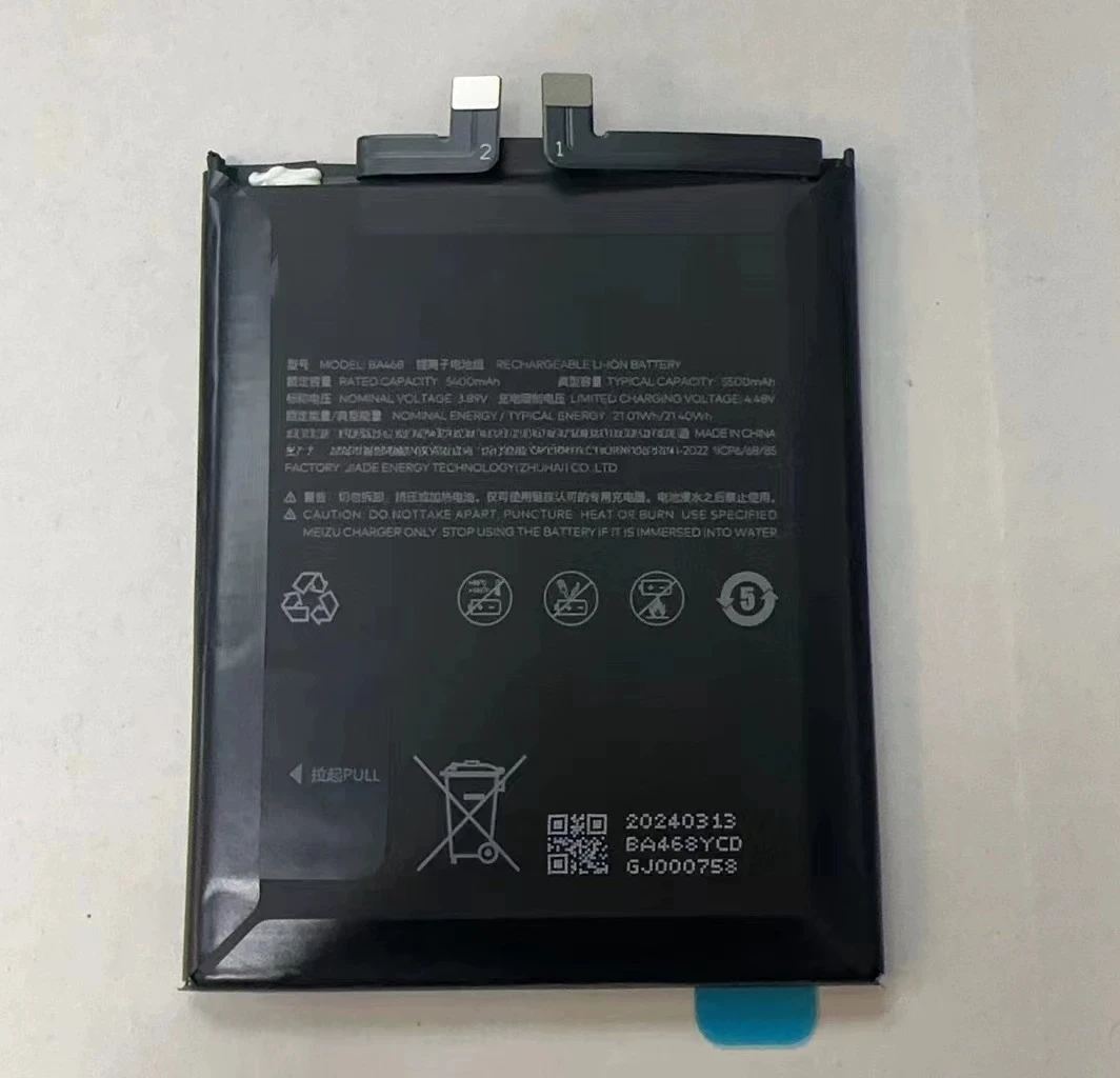 ，。for Meizu 21note BA468 battery original, large capacity 5500mAh，。