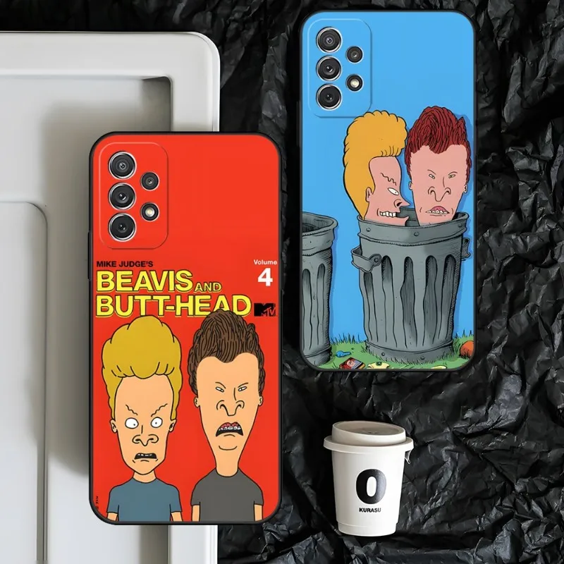 Beavis And Butthead Cartoon Phone Case For Samsung A54 24 A52 A70 A72 A73 A33 A22 A23 A12 A13 A81 A60 A40s A31 A32 A50 A21 S A53