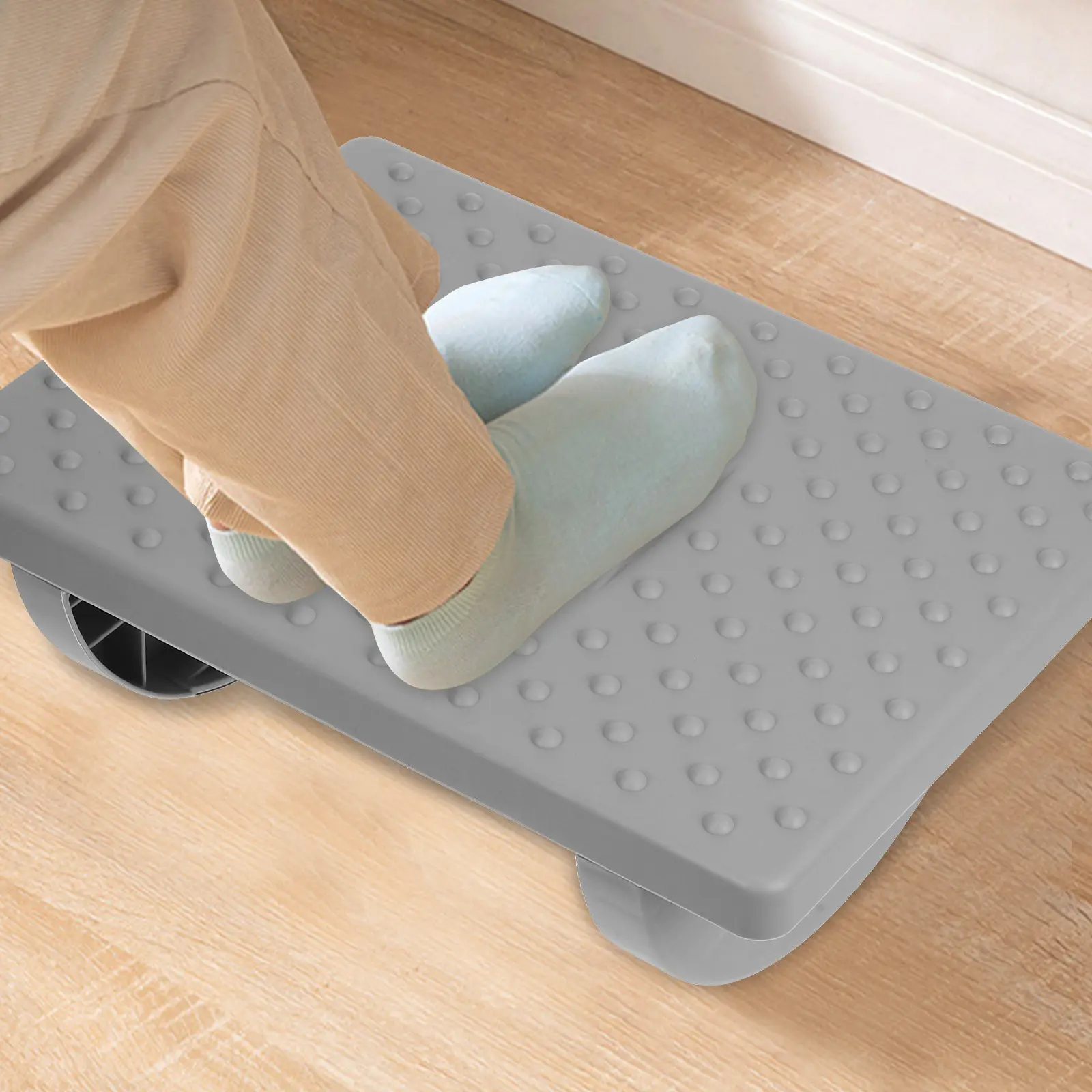 

Ergonomic Rocking Foot Rest Under Desk for Home Office Computer Gaming Support PP Material Minimalist Design Comfortable