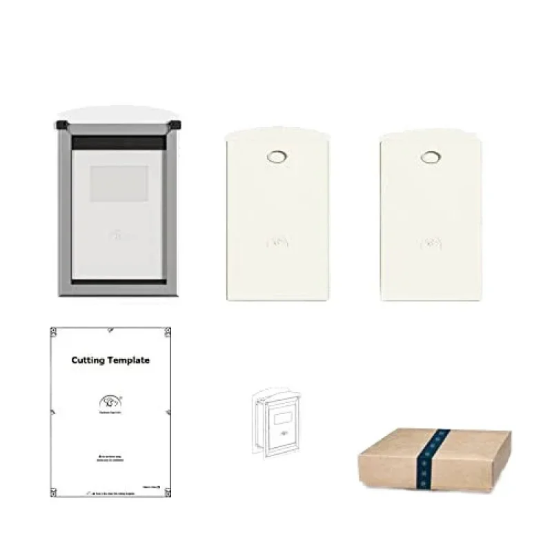 Modern Style Energy Efficient Telcoping Tunnel Double Magnetic Flaps Easy Installation Pet Door Steel Frame