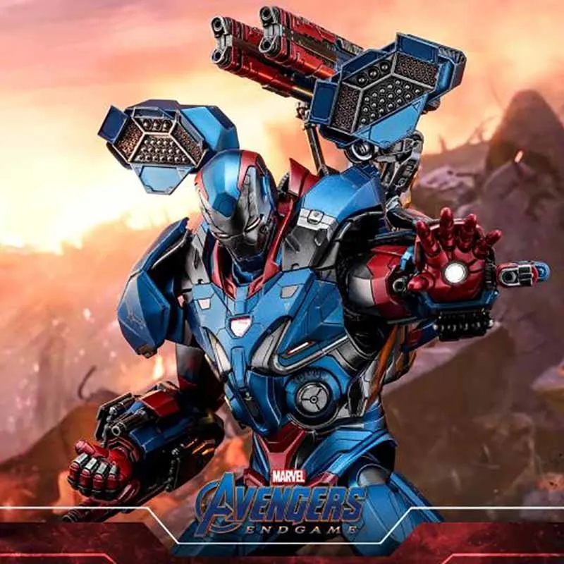 

Original Hottoys Marvel Avengers: Endgame Alloy Iron Patriot 2.0 1/6 Anime Action Figure Collection Model Toys Children Gifts