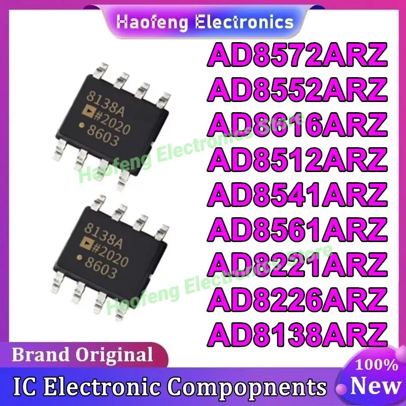 10PCS AD8552ARZ AD8561ARZ AD8572ARZ AD8616ARZ AD8138ARZ AD8221ARZ AD8226ARZ AD8512ARZ AD8541ARZ SOP=8 IC Chip in stock