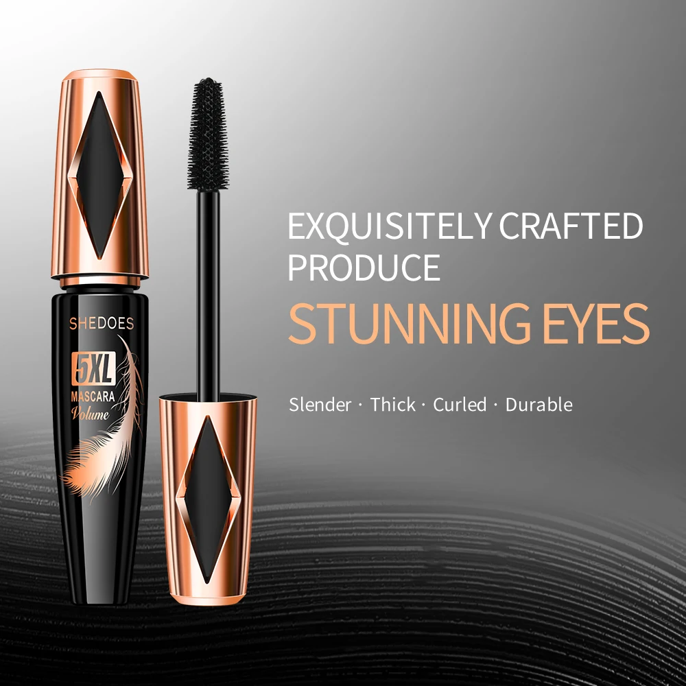 SHEDOES mascara abundant eyelashes, curled and thick, eyelash extension, long-lasting shaping, waterproof