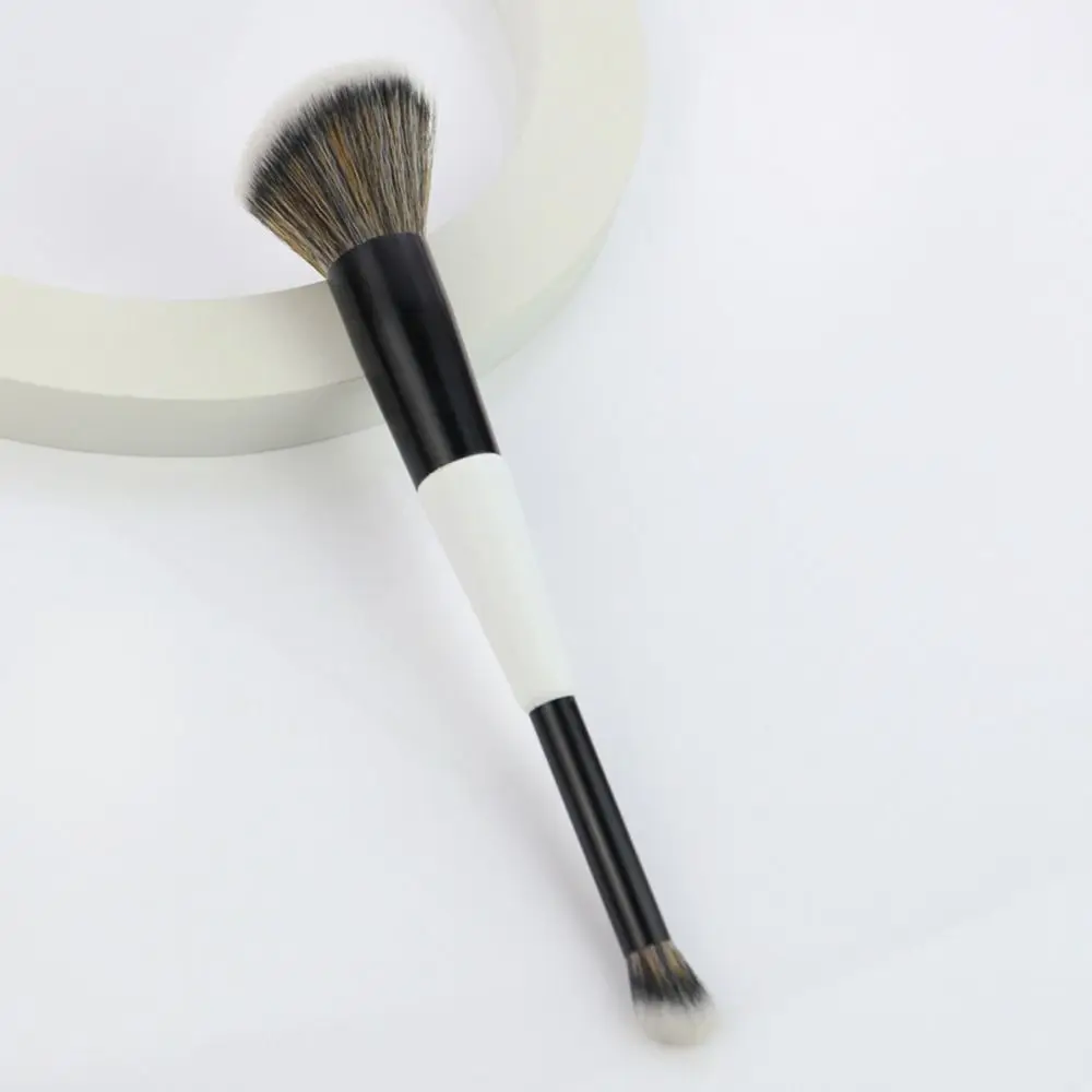 Nuovo pennello per contorno viso F4 a doppia estremità Pennelli per trucco multiuso ad alta copertura Pennello per fard in polvere di bellezza cosmetica Strumenti per il trucco