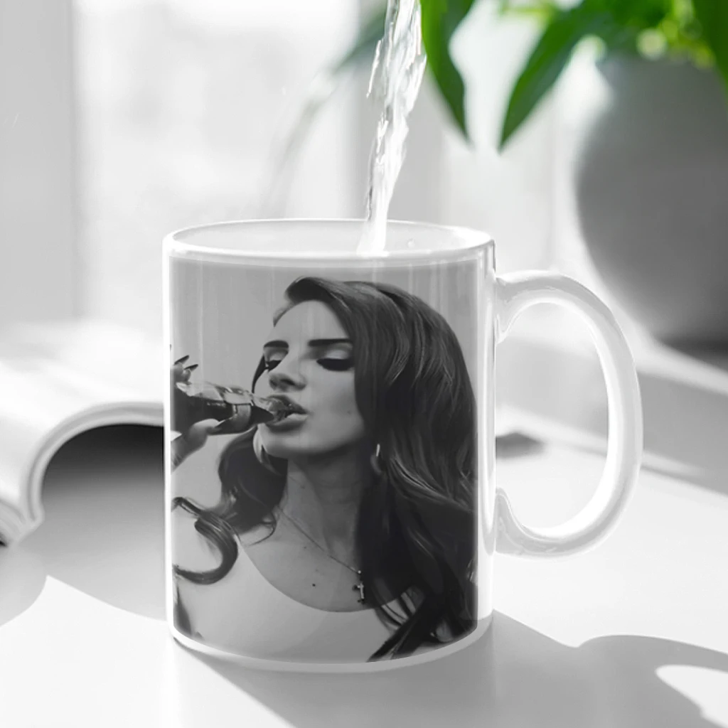 

Lizzy-Grant-Lana-Del-Rey-Coffee Mug 11oz Fun Ceramic Coffee Tea Cocoa Cup Handle Tea Drink Cup