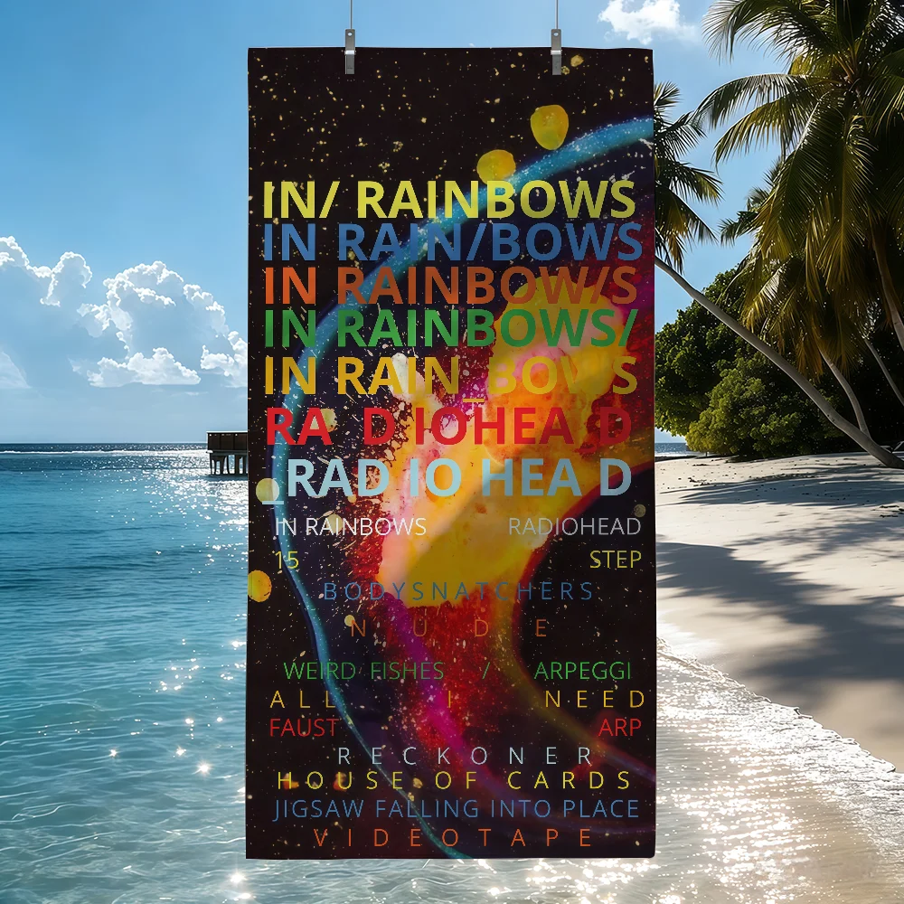 Band R-Radiohead-S Towel Sports Quick Dry Travel Camping Sandproof Soft Light Large Beach Towel