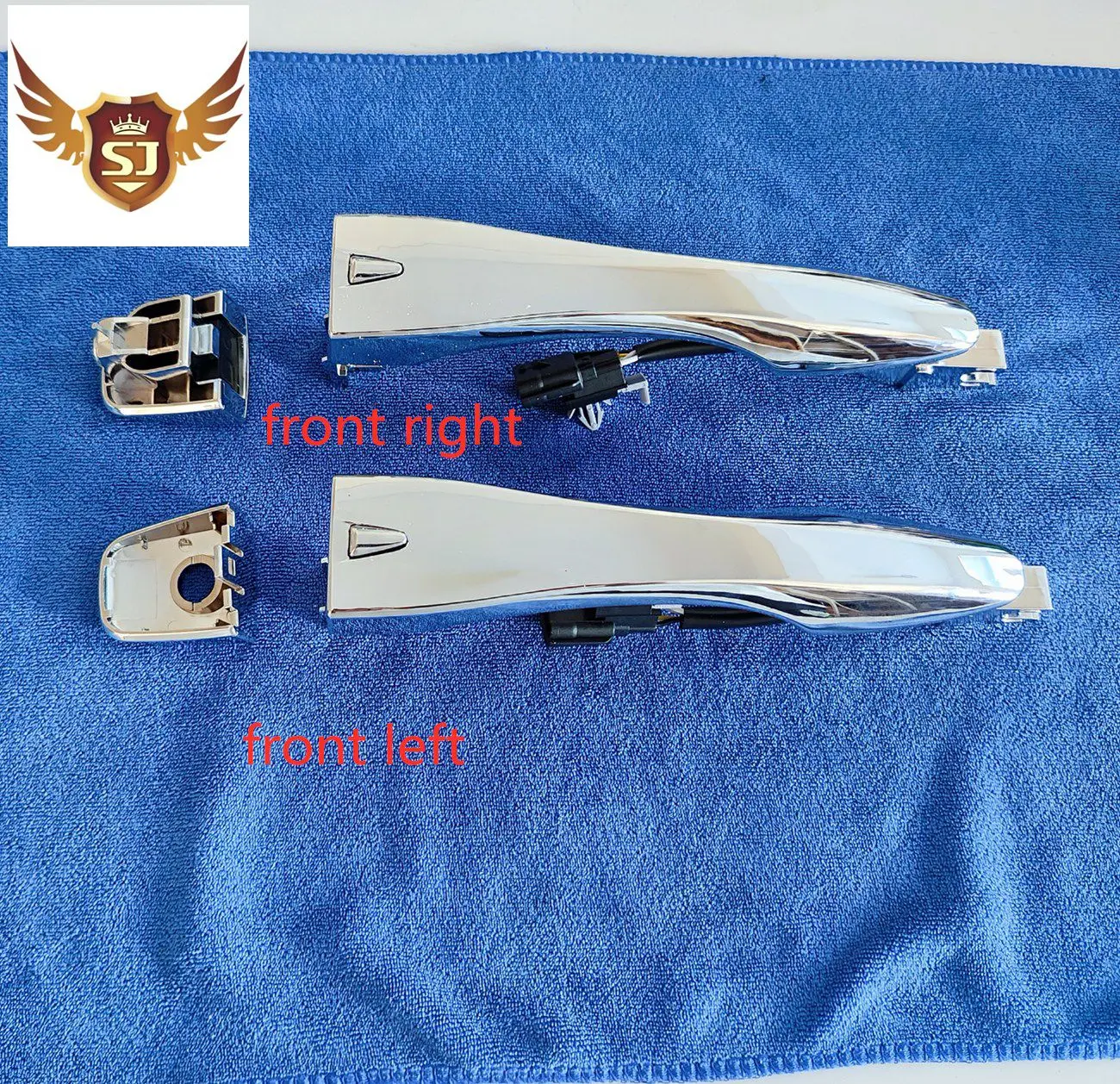 Chrome Exterior Door Handle for Nissan ALTIMA TEANA PATHFINDER 2013-2018 With Buttons and Sensing Cables