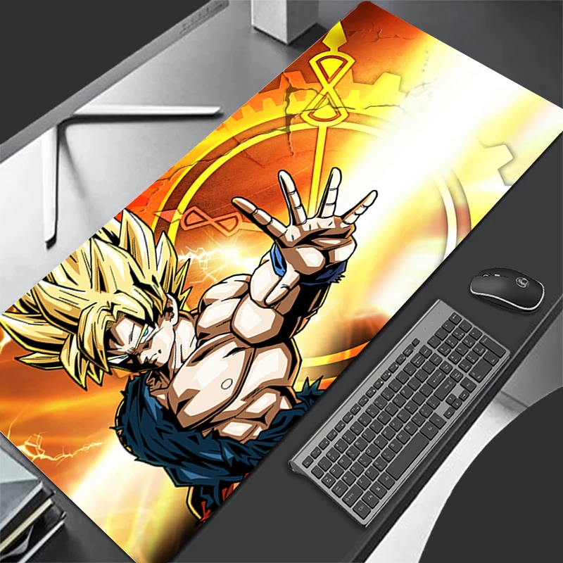 マウスパッド 可愛い HD デスクパッド PC 拡張 ゲーミングキーボードマット ノートパソコン ドラゴンボール ゲーマー アニメ マウスパッド カワイイ 悟空 アニメ テーブルパッド