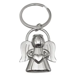3D angel keychain for women key ring wing key chain key holder high quality portachiavi chaveiro llaveros bag charm gift