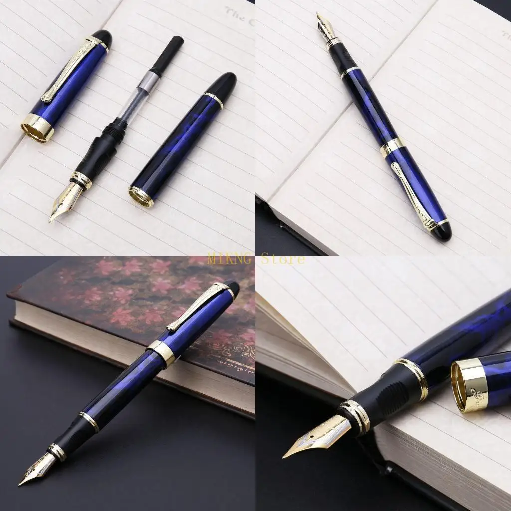 

Jinhao X450 Luxury Men's Fountain Pen Business Student 0.5mm for Extra Fine Nib best sale