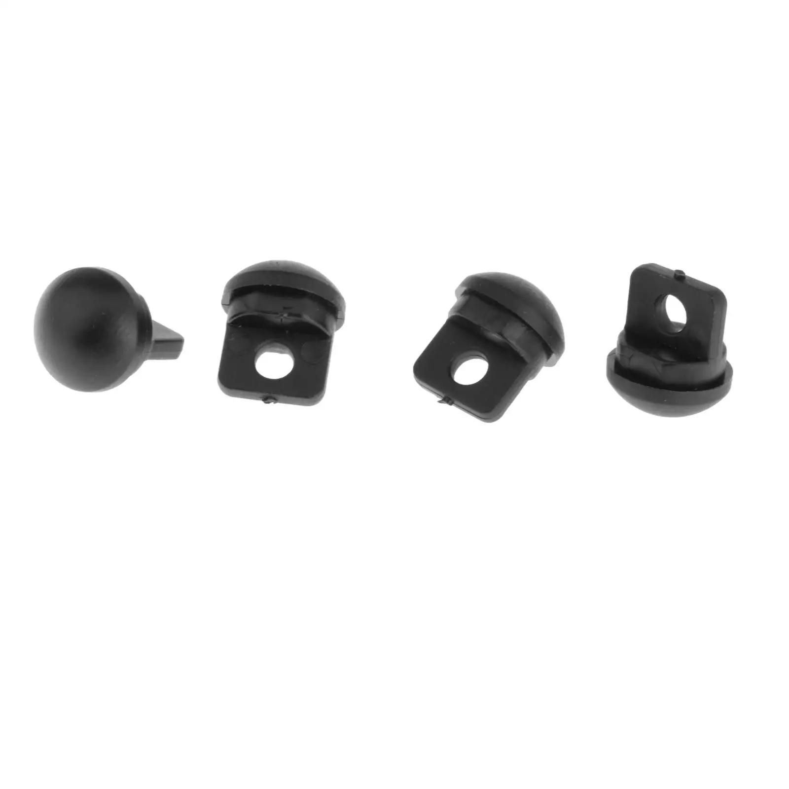 테이블 다리 의자 용 금속 다리 용 4Pcs 튜브 삽입 플러그 의자 다리 삽입