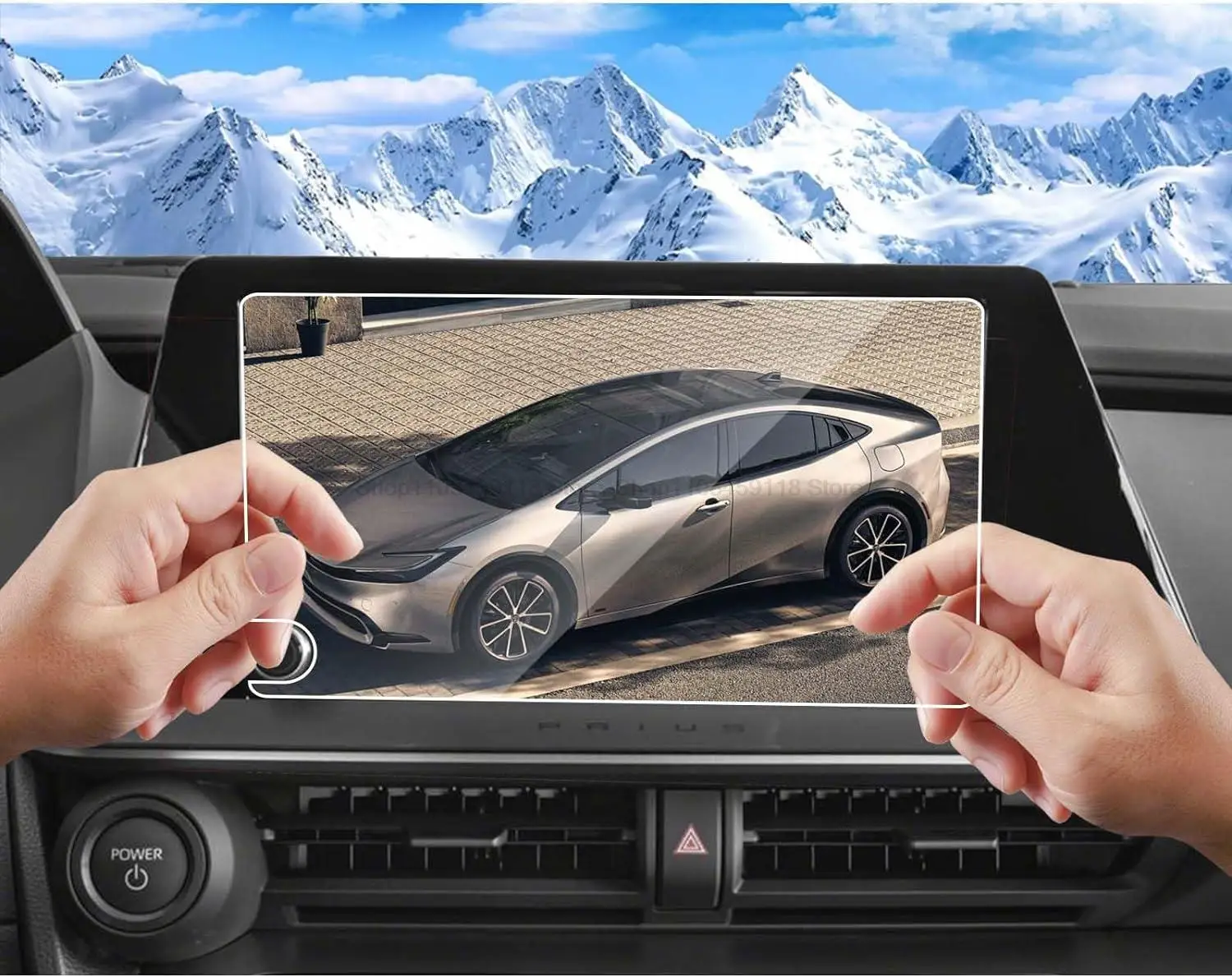 Tempered Glass Screen Protector film For 2023 Toyota Prius LE/XLE  8 Inch Toyota Prius XW60 Navigation Display  Accessories