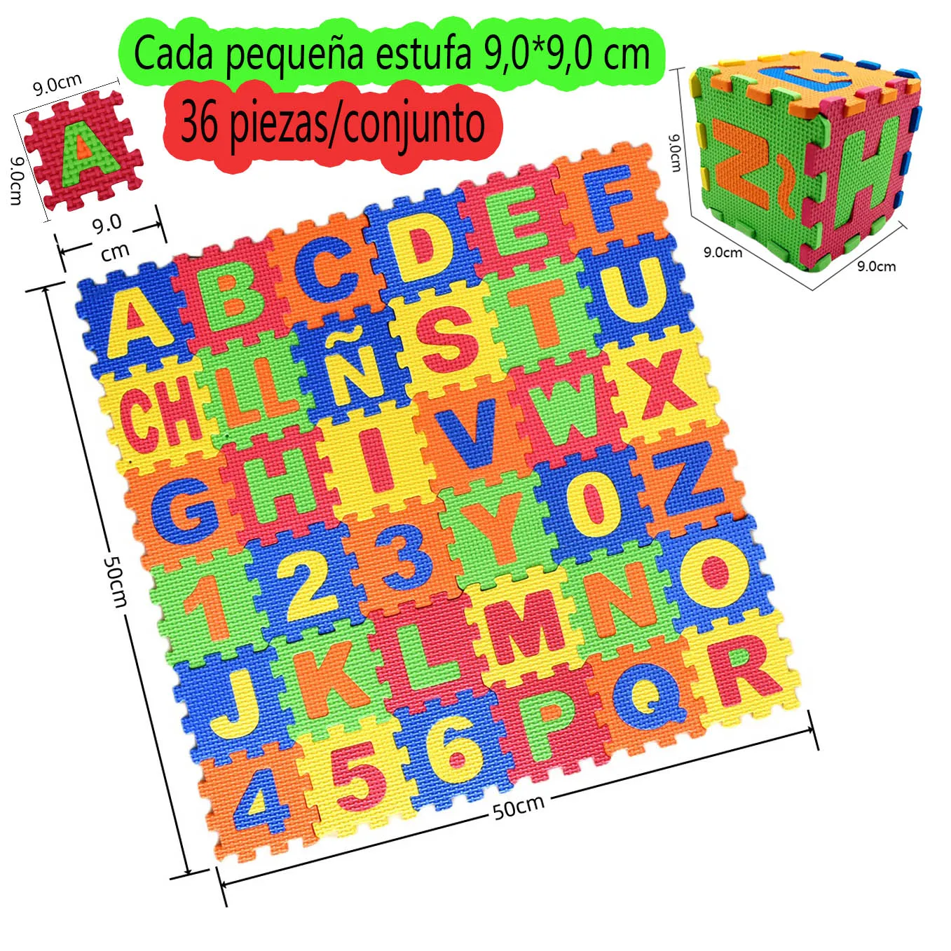 Alphabet Puzzle Play Mat, 36 Tiles