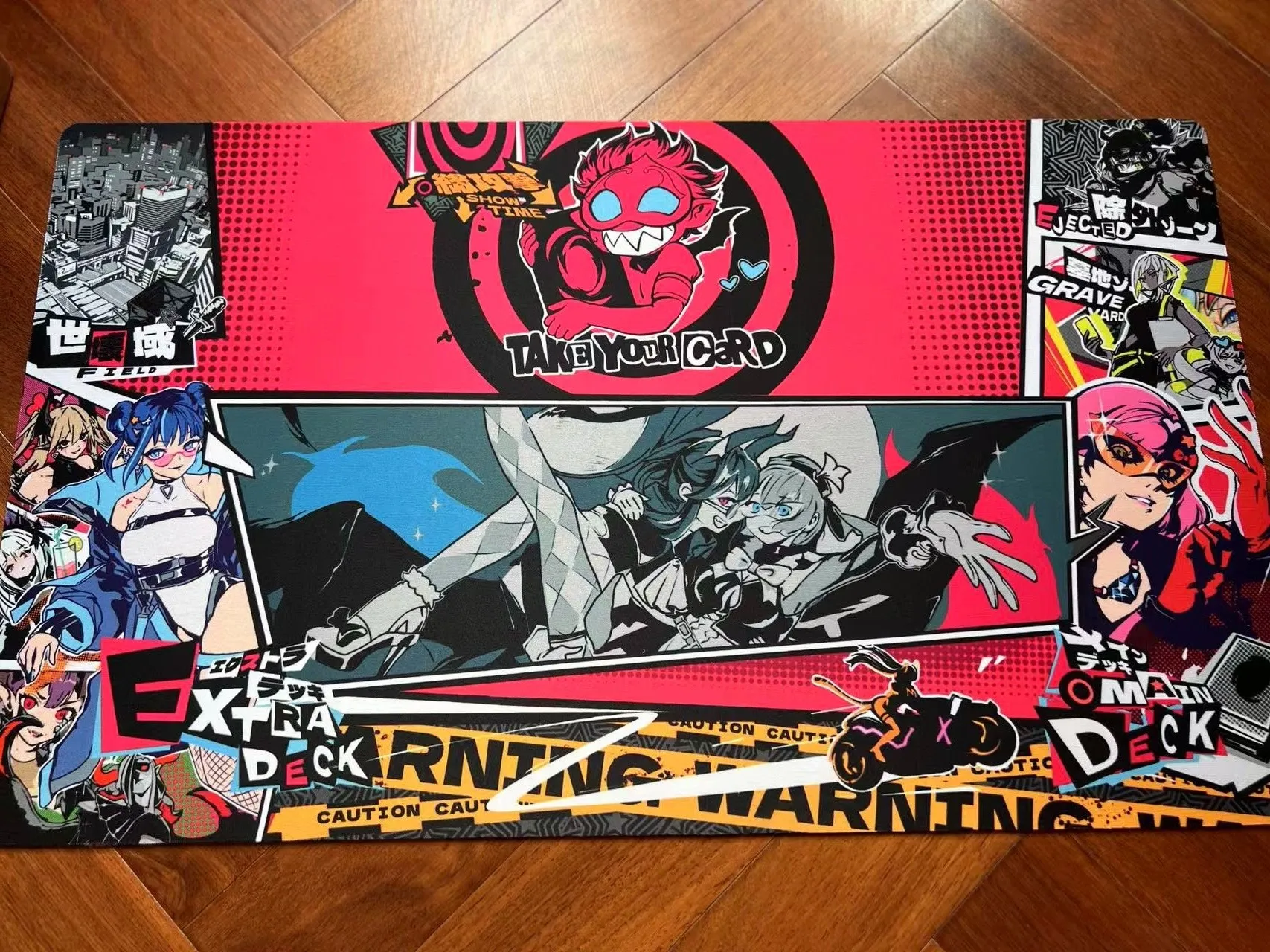 Yugioh Fabled Lurrie & LiveTwin Play Mat Yu-Gi-Oh! Trading Card Games Mat Duel Plate Rubber Card Mat Mouse Pad