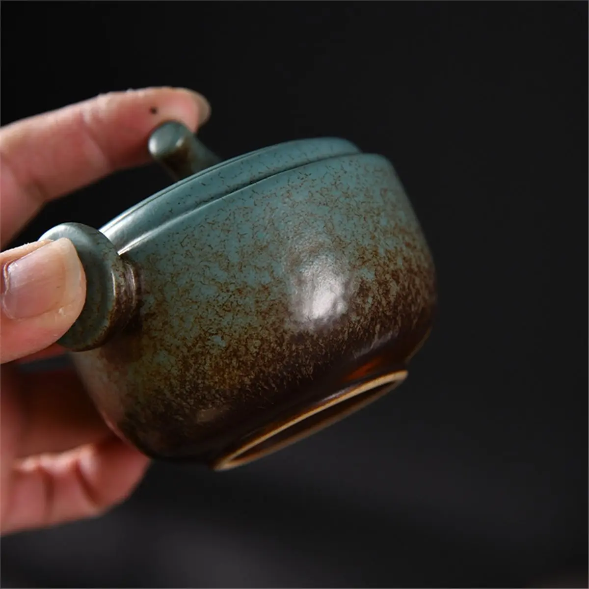 PROMOTION~ Handmade Ceramic Teapot and Tea Cup Set for Travel, Office, Living Room, Camping - Portable and Gift