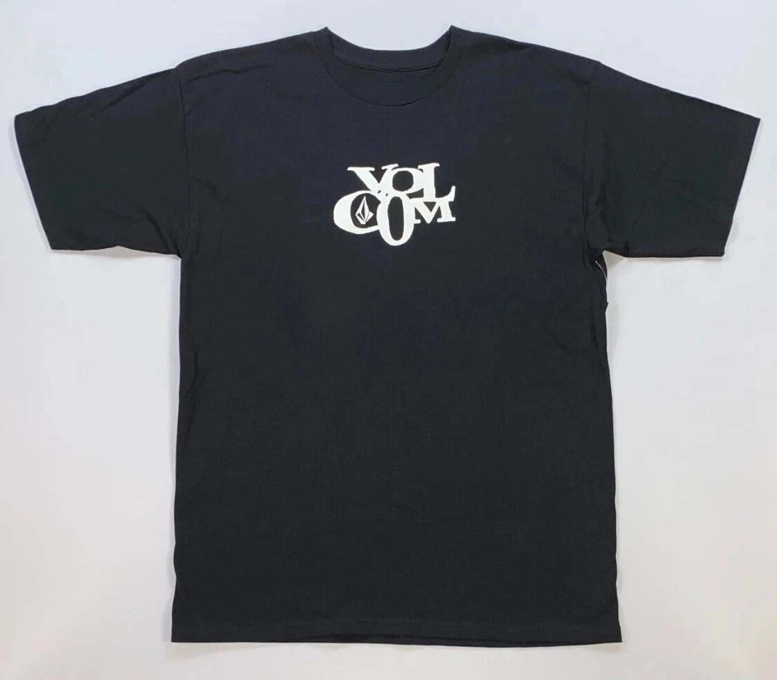 Y2k Men's Volcom Short Sleeve Cotton T-Shirt High-end Luxury Unisex Style Both of Men and Women