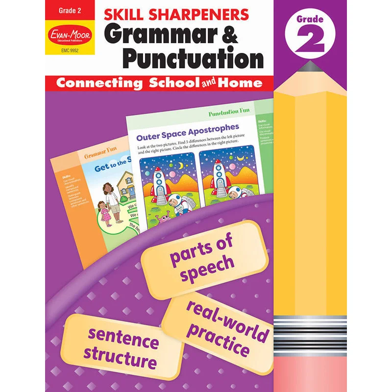 

Точилки для навыков грамматики и пунктуации 2 класса EvanMoor EvanMoor 9781629388700 Книга