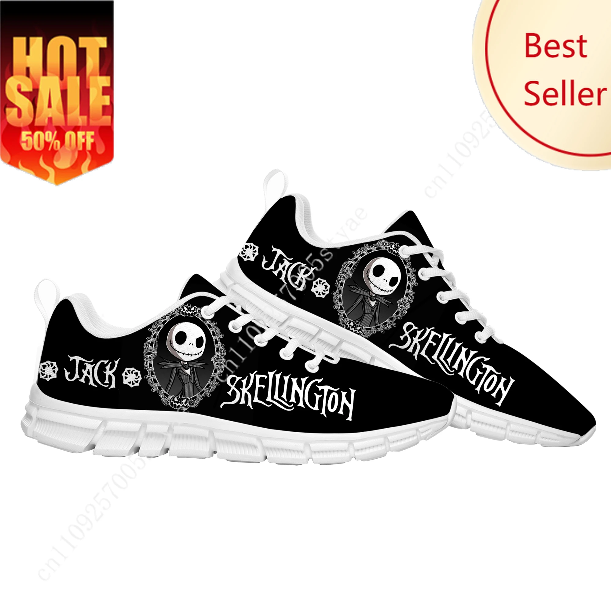 

Nightmare Before Christmas Sports Shoes Womens Disney Cartoon Sneakers Decoration Holiday Party Female Gifts Sneaker Custom Shoe