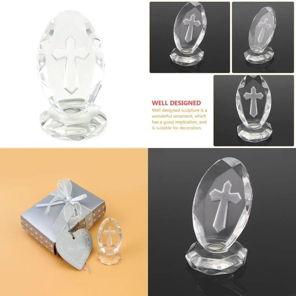   Wedding Favor Crystal Crossed Standing Baby Christening Gifts Baby Shower Favor