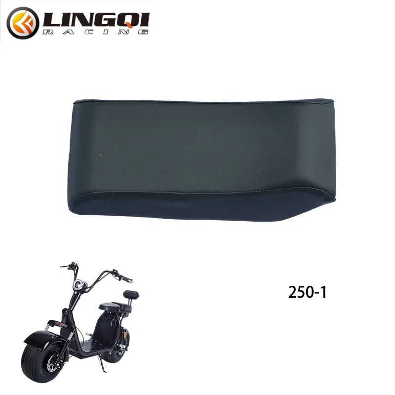 LINGQI RACING motocykl czarna poduszka do siedzenia siodło pokrycie siedzeń na rower elektryczny Pit motor terenowy Harley 250-1 akcesoria