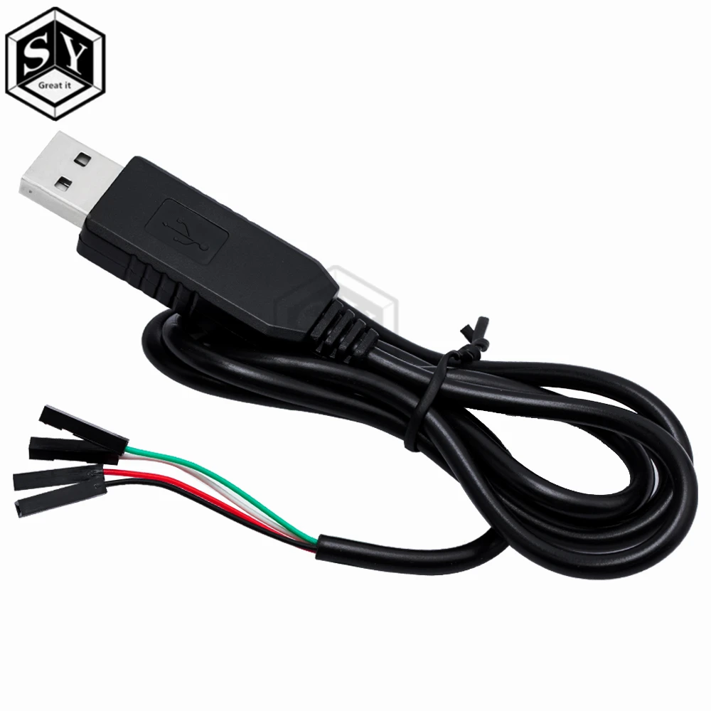 Cable USB a módulo COM, convertidor automático, RS232, TTL, UART, PL2303HX, pl2303, 1 ud.