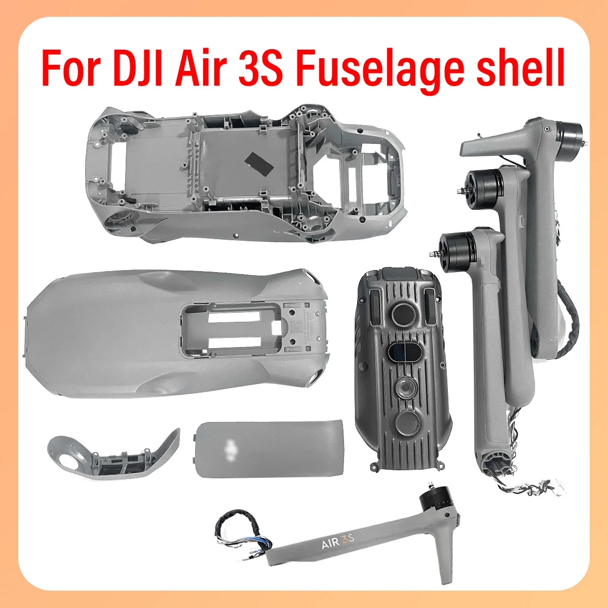 

Original Mavic Air3s Upper, Lower, Bottom Shell, Front, Rear, Left, Right Arm Front Cover 4g Cover Suitable for DJI Air3s Series