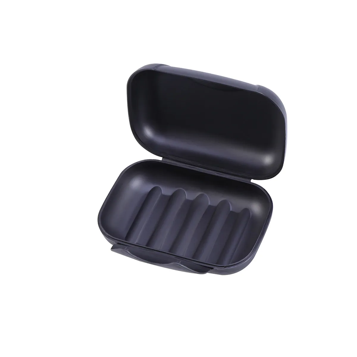 

Portable Soap Dish Box Size L Black Lockable Compact Lightweight Soap Container for Travel Hiking Camping Bathroom Use