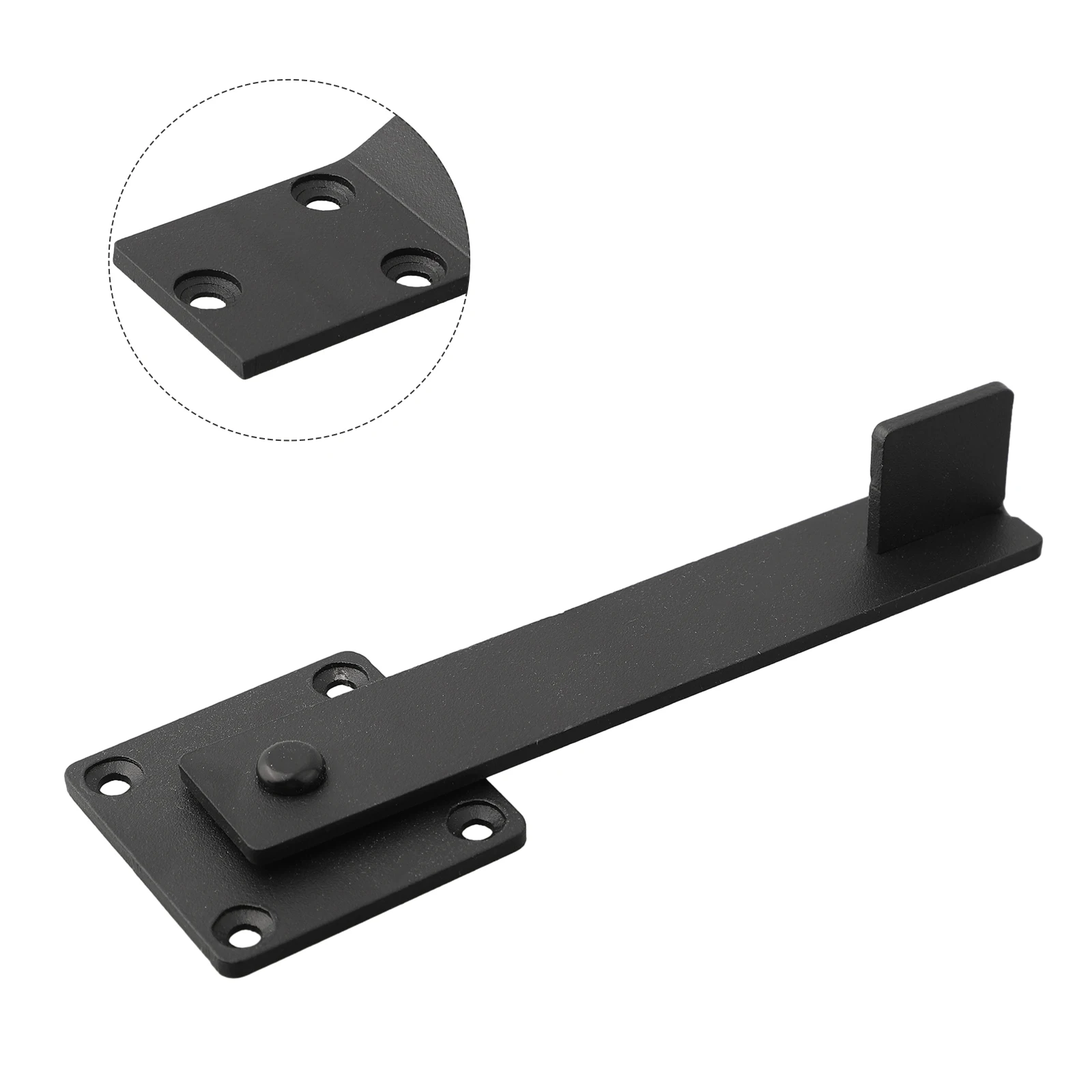 Barn Door Latch Latch Sliding Door Latch 15.2*5cm Barn Door Carbon Steel Protecting Personal Privacy Practical