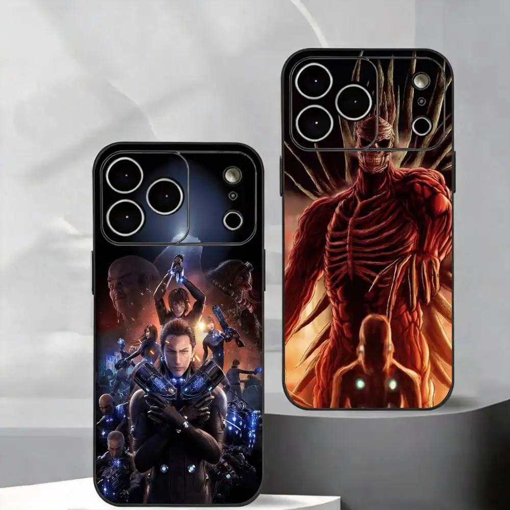 Funda de Teléfono Impresa en TPU Resistente a Impactos Gantz para iPhone 11/12/13/14/15/16/17 Plus, Pro, Pro Max y Air