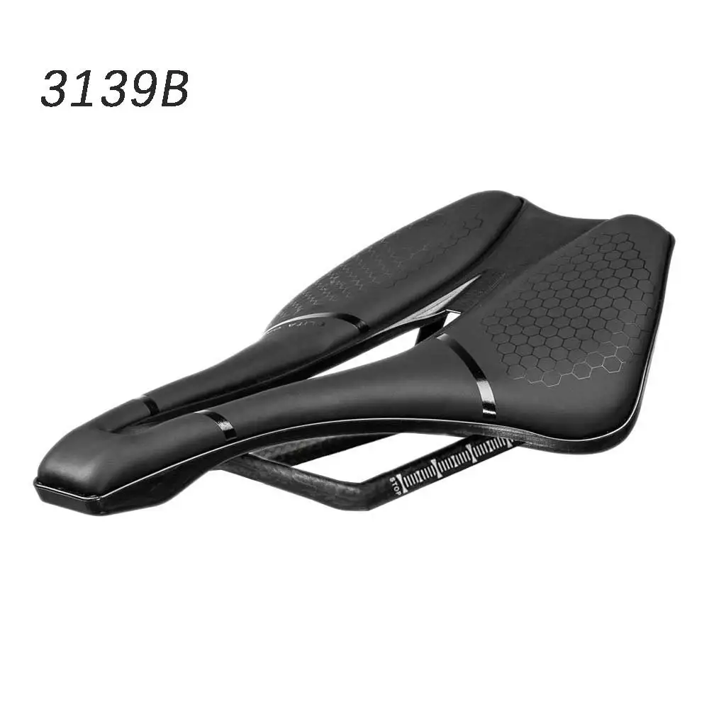 elitaone 3D-gedruckter Fahrradsattel, 248 x 145 mm, Carbon-Schiene, straßenspezifische Sättel, differenzierte Dämpfungsbereiche, Komfortsattel