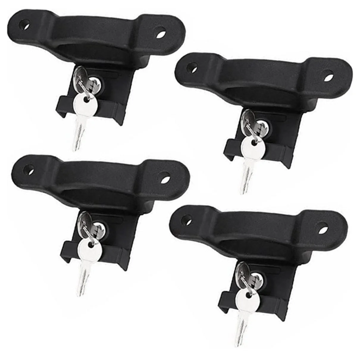 4X for -Ford -F150 15-20 Box Tie Down Truck Bed Cleats Locking Set HL3Z99000A64A