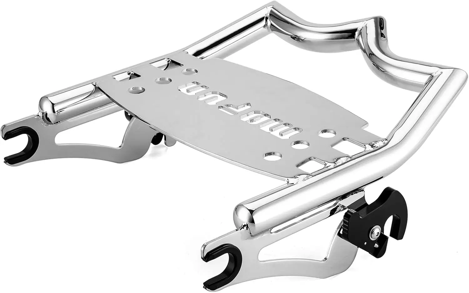 Luggage Rack Rear Grab Handles Bracket Compatible with Harley Touring Street Road Electra Glide Road King 2009-2024 Chrome