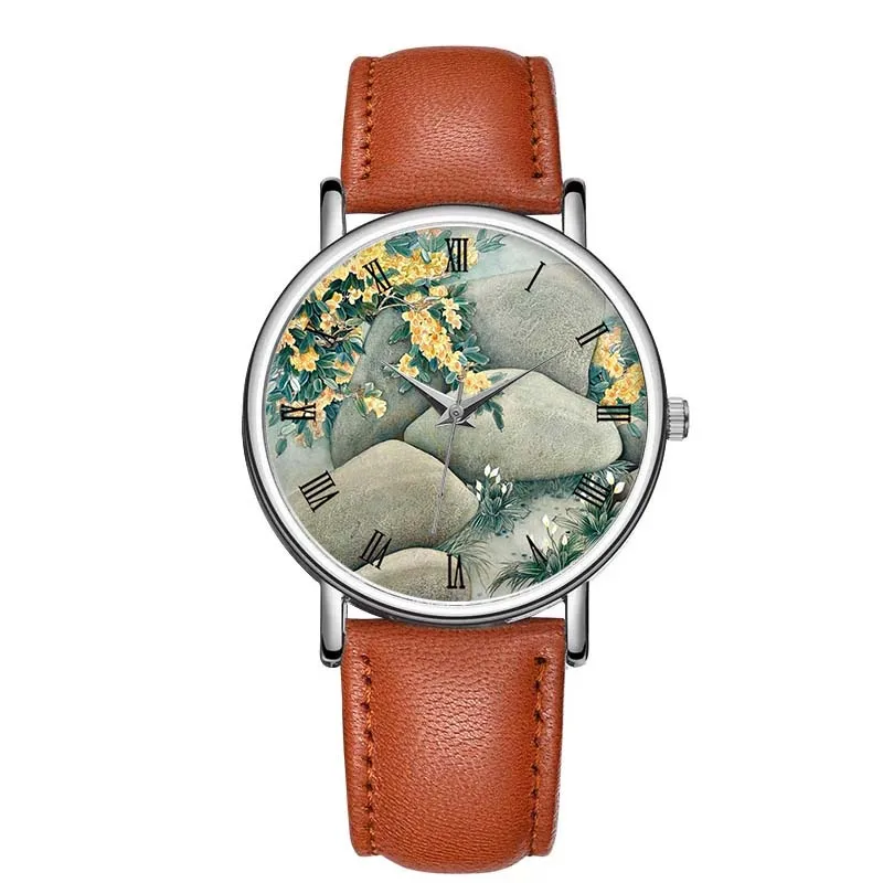 C-9303 New Flower & Stone Fashion Women Watch Quartzwatch