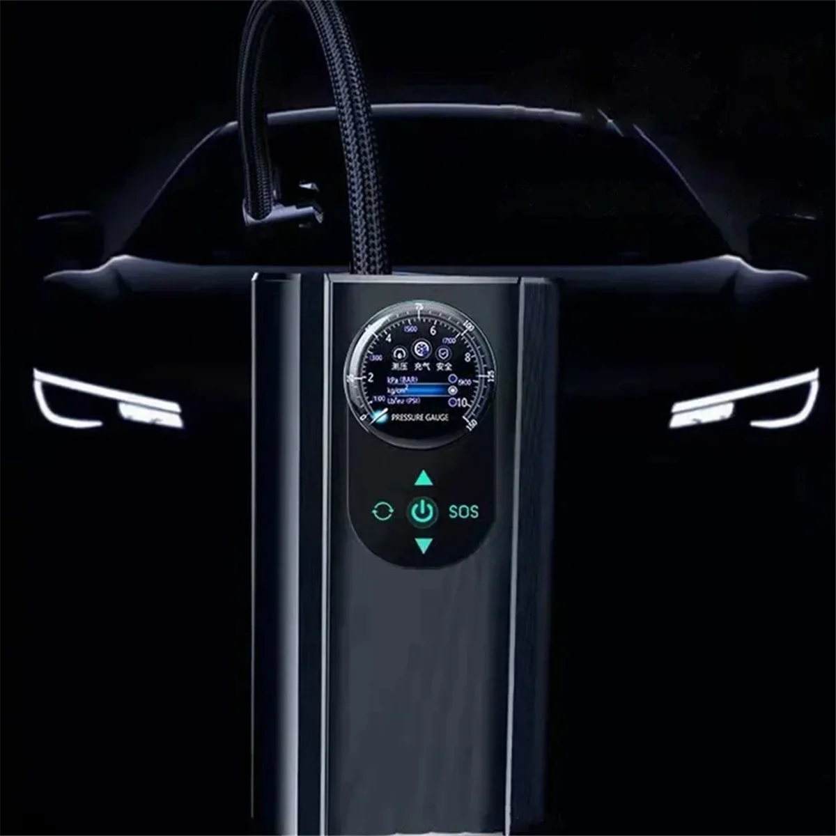 Mini Car Air Pump Digital Tire Inflator Portable Car Air Compressor Pump for Auto Car Motorcycle Bicycle Tire Inflatable