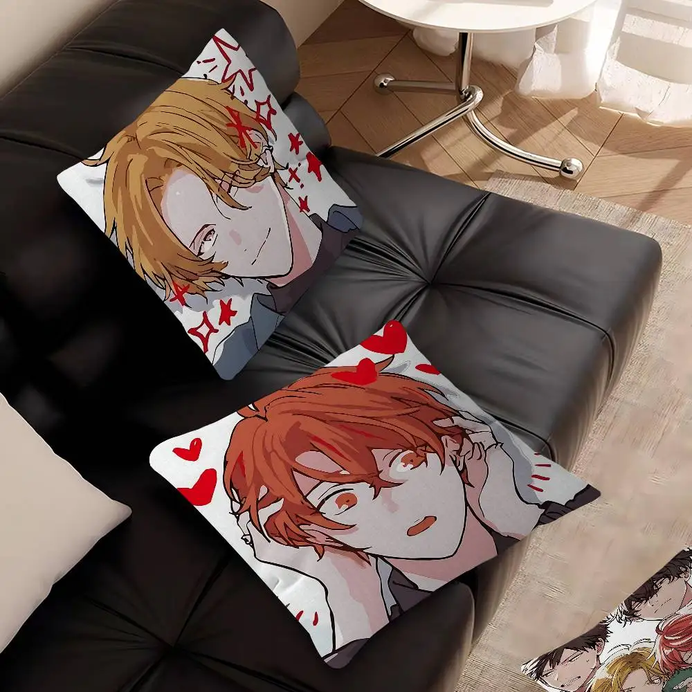 Japanses Cartoon Given Pillow Gift Home Office Decoration Bedroom Sofa Car Cushion Cover Case 45x45