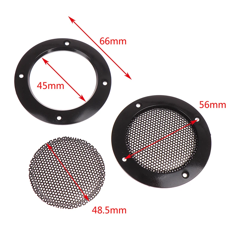 2 pieces of 2-inch protective mesh grille speaker audio speaker protective cover