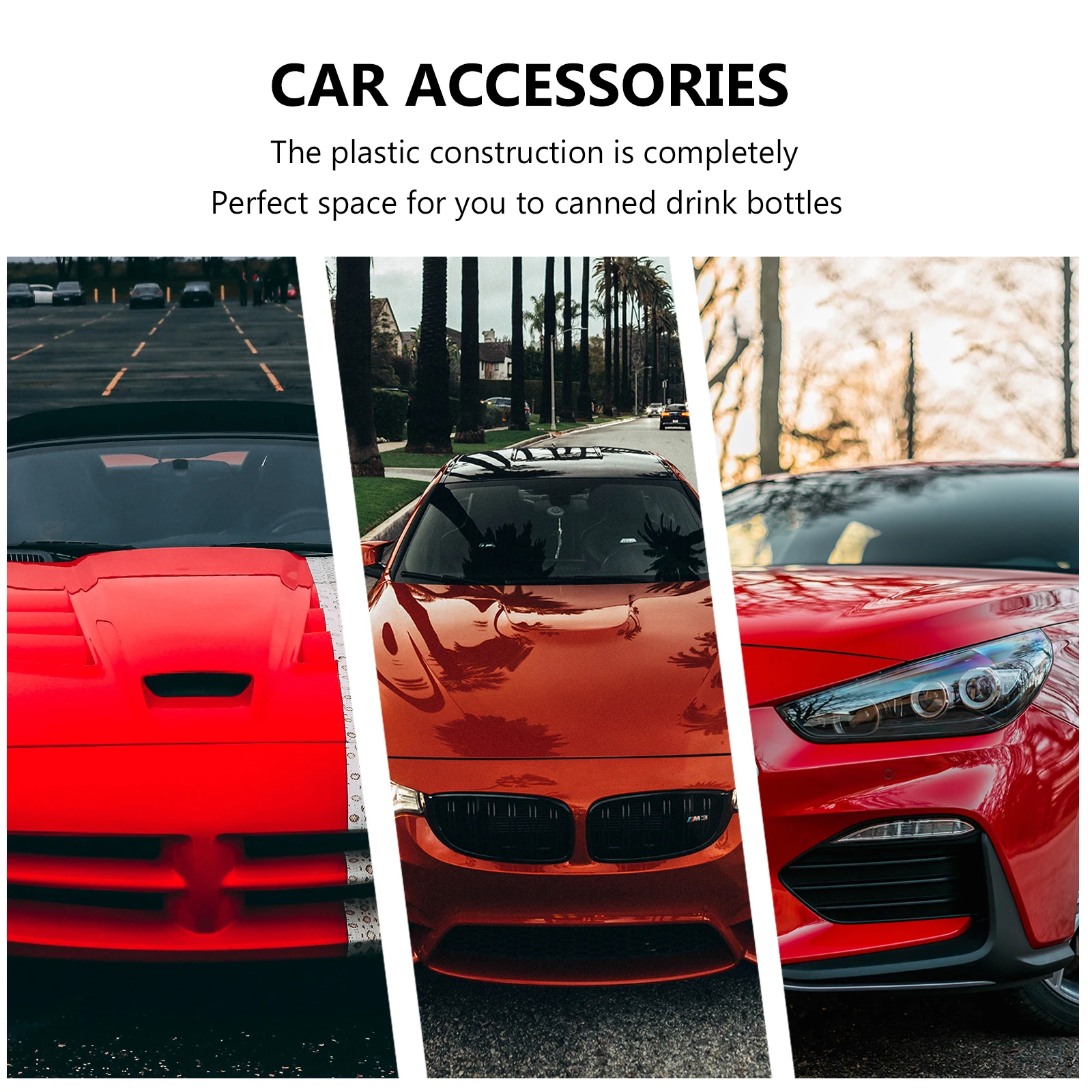 

Universal Car Cup Holder Drink Bottle Storage Lightweight Portable Console Accessories Beverage Holder For Automobiles Vehicle