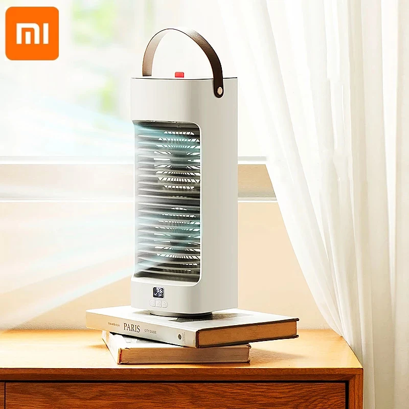 Новый портативный кондиционер Xiaomi, мини-охладитель воздуха, портативный кондиционер для офиса, 3 скорости, вентилятор охлаждения воздуха, увлажнитель