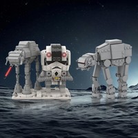 Star Movie Character Walking Empire Robot Model AT-AT Transport Armored Machine Building Blocks MOC Boy's Toys Birthday Gift