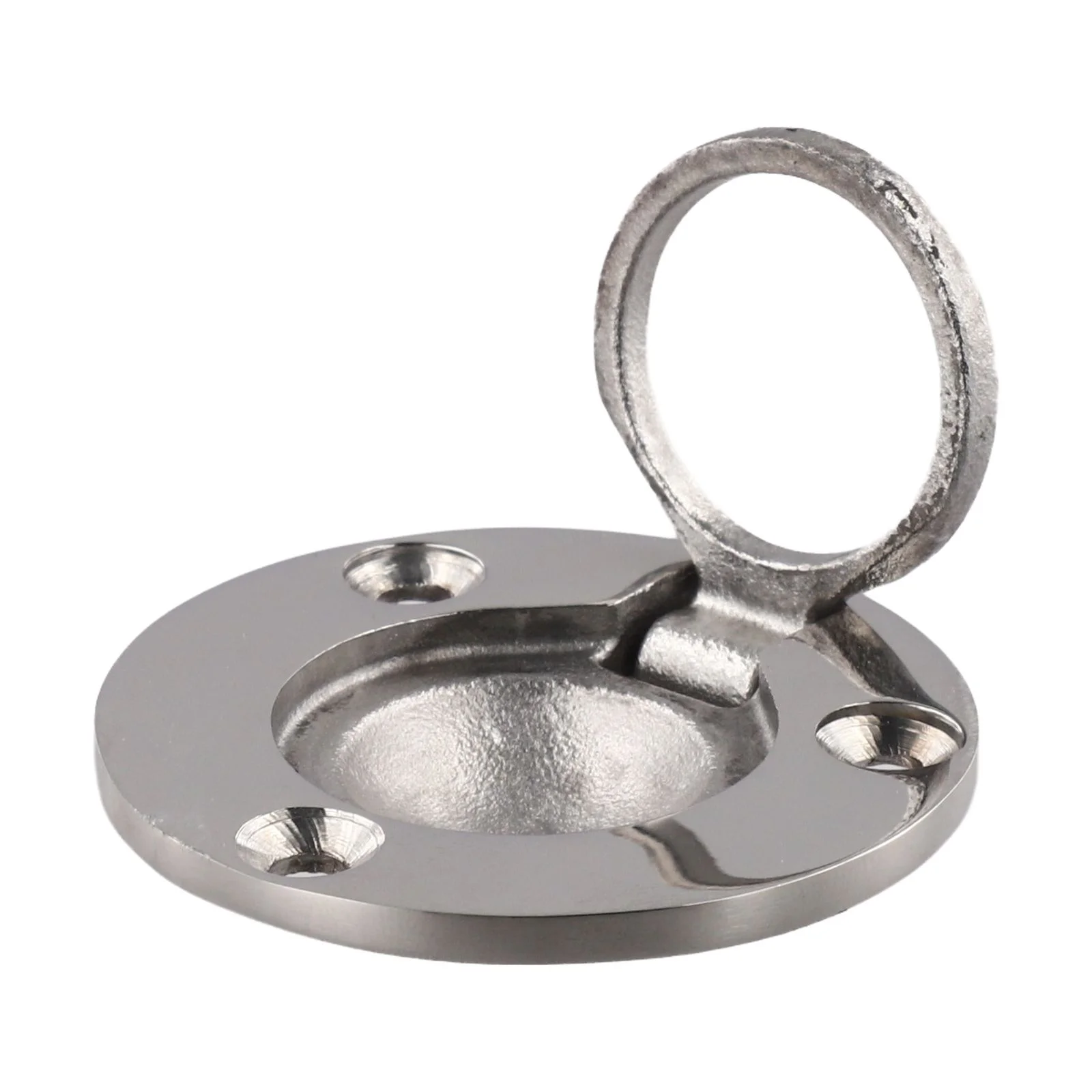 48*38mm Boat Lifting Ring Pull Easy Install Boat Handle 316 Stainless Steel Construction Easy Installation Design