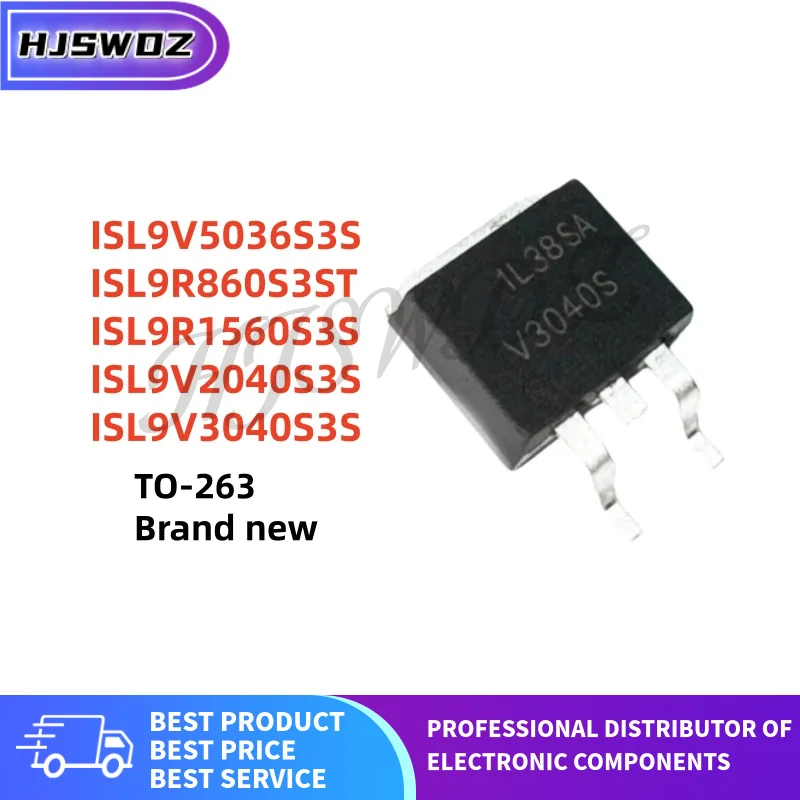 5Pcs TO-263 ISL9V5036S3S ISL9R1560S3S ISL9R860S3ST ISL9V3040S3S ISL9V2040S3S Automobile computer board