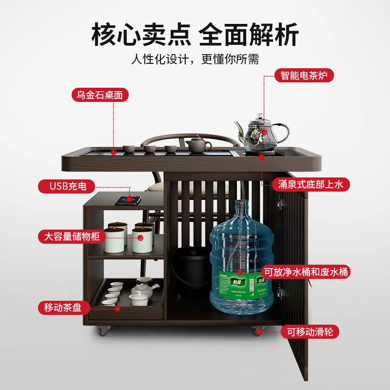 カスタマイズ可能なスクエアバルコニーティーテーブルサイズのアパート