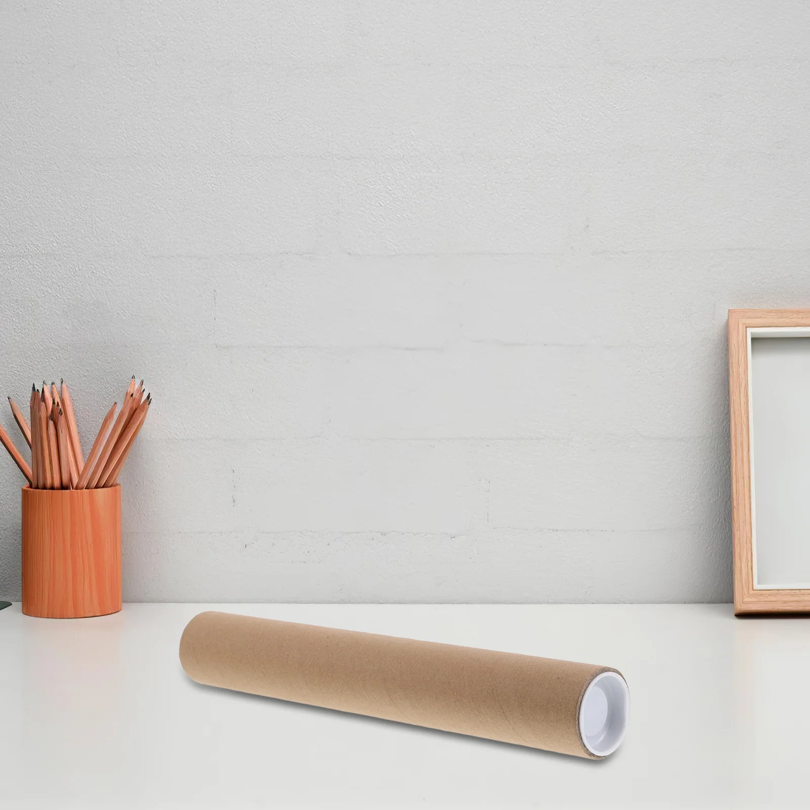 12 قطعة أنبوب بريد كرافت ورقة الثقيلة ملصق تخزين الحاويات مع قبعات للشحن الفني مخطط وثيقة الناقل