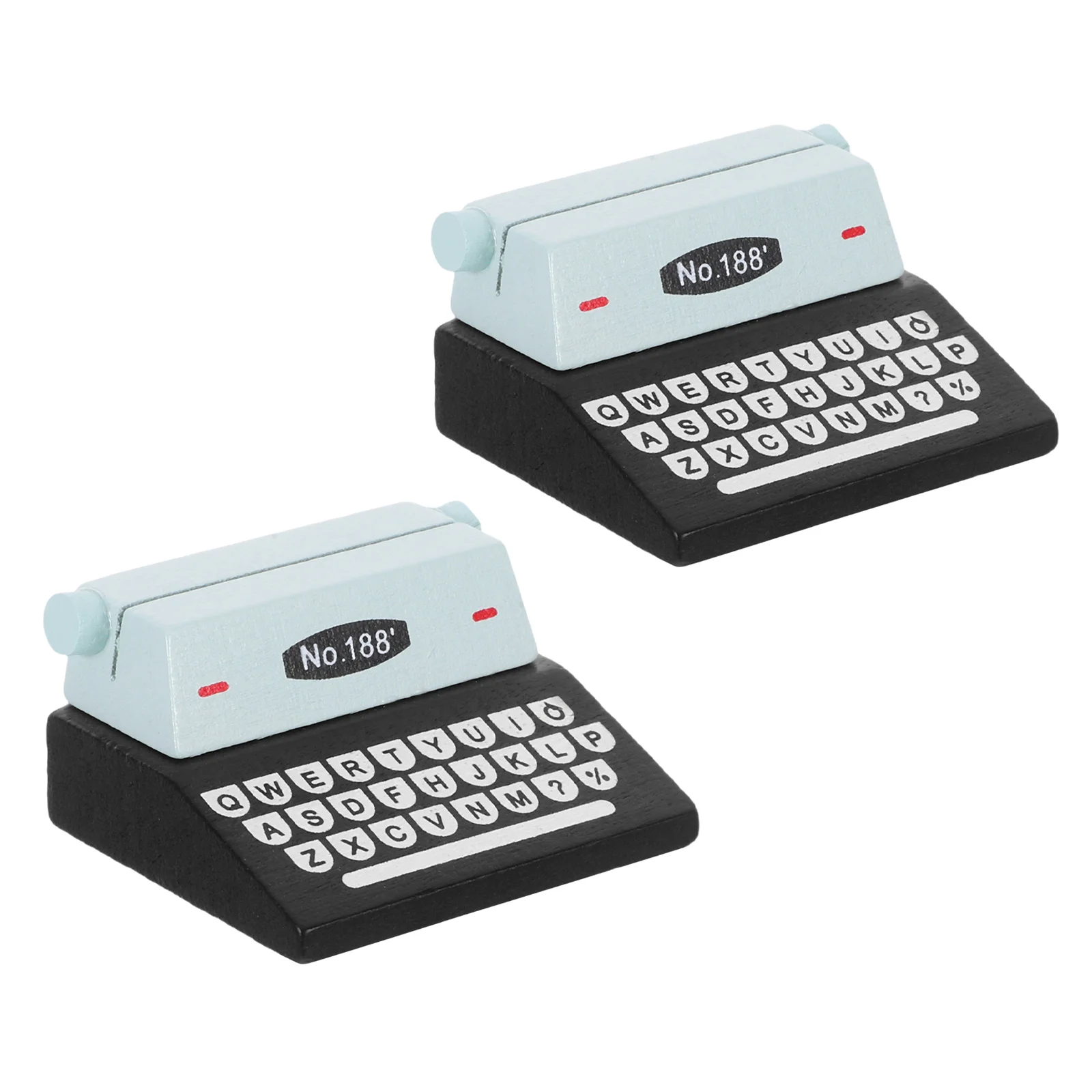 Machine à écrire, dossier de messages, décoration de maison, porte-carte, documents de Table pour bureau