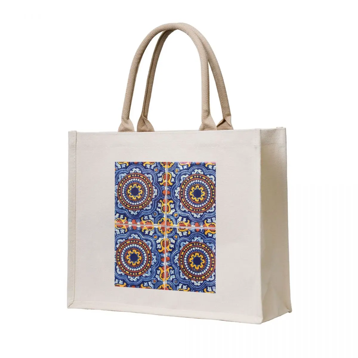 

Spanish tile pattern Tote Bag hand bag ladies tote bag custom Canvas bags for women