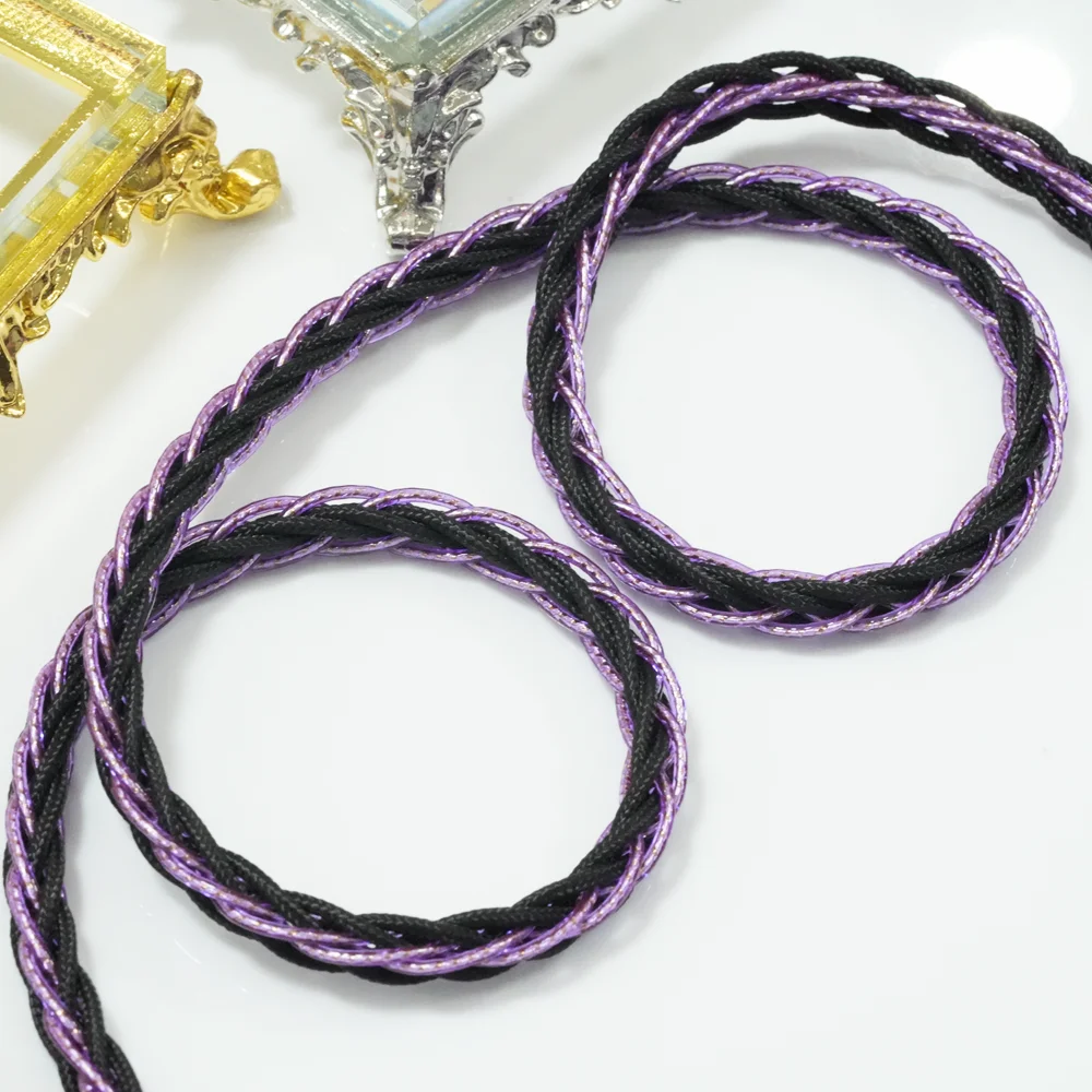 XINHS X20 8-Core Silver Foil+Guhe Copper Hybrid Headphone Upgrade Cable 0.78 2pin/HD650/IE900/KZ-QDC/MMCX，2.5/3.5/4.4mm - Image 6